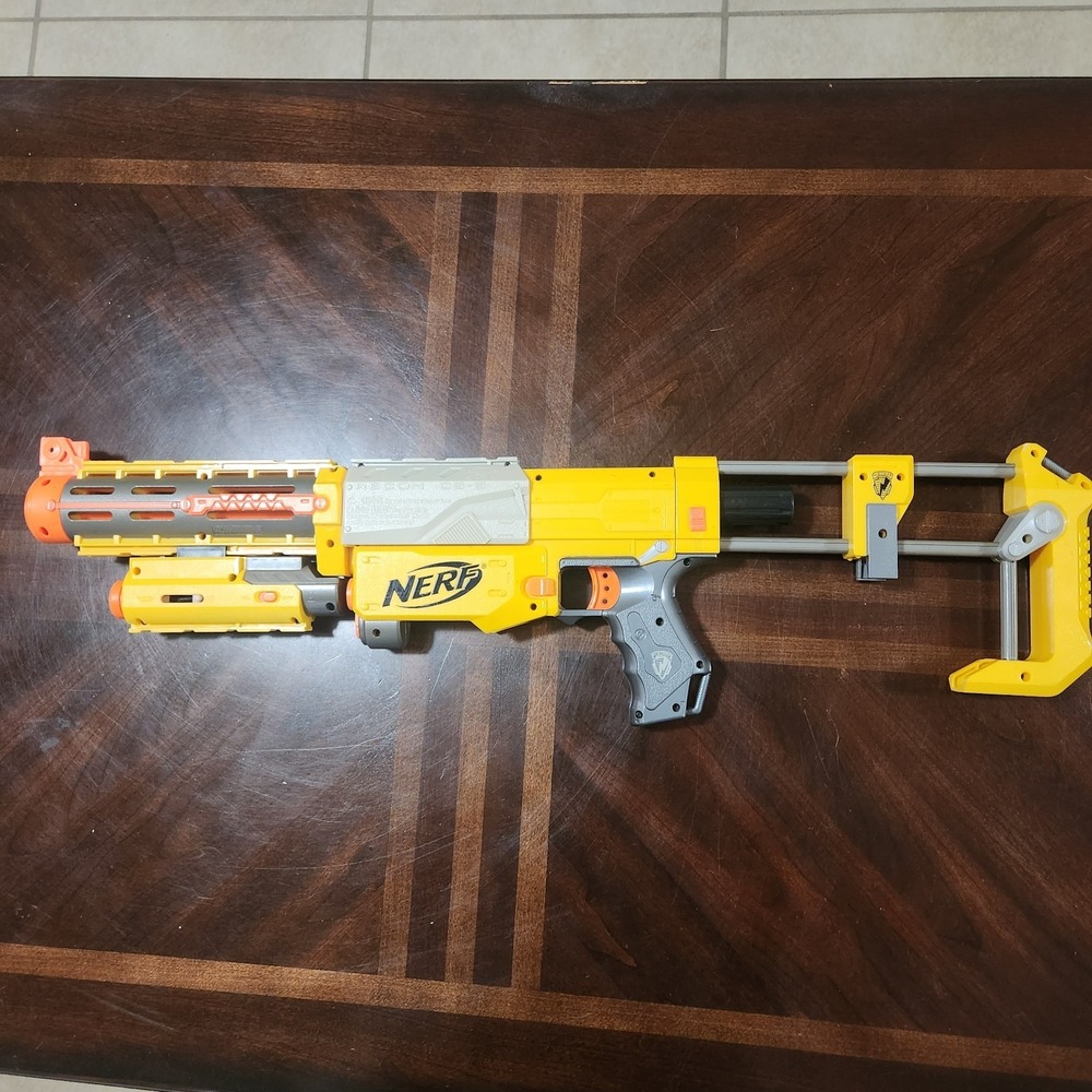 Nerf N-Strike Recon CS-6 Blaster with Barrel, Stock 2007 READ